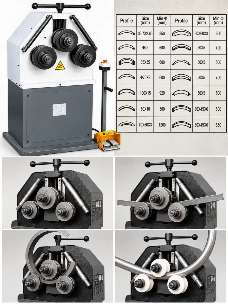 Buigmachine voor buizen en profielen