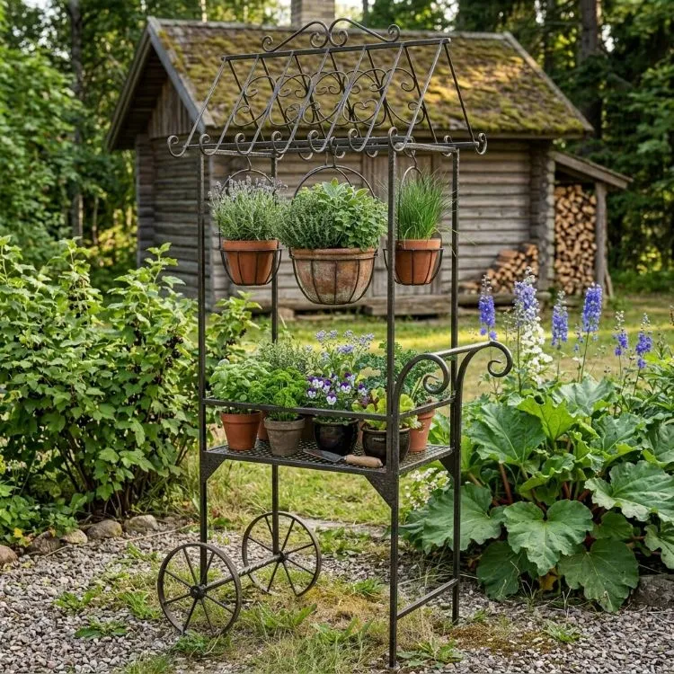 Plantenstandaard voor de tuin